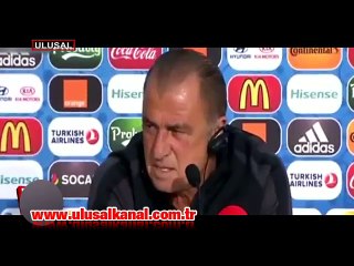 Fatih Terim tercümana sinirlendi!
