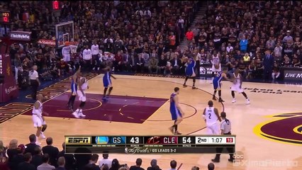 Dahntay Jones And-One  Warriors vs Cavaliers  Game 6  June 16, 2016  2016 NBA Finals