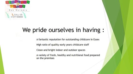 Essex & Billericay Nurseries | Childcare in Essex