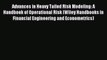 [PDF] Advances in Heavy Tailed Risk Modeling: A Handbook of Operational Risk (Wiley Handbooks