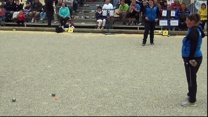 Carreau de BANDIERA pour l'équipe de France lors de la finale Nyons 2015