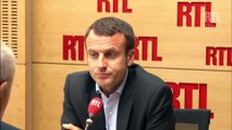 Emmanuel Macron sur RTL : 