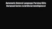 [PDF] Automatic Natural Language Parsing (Ellis Horwood Series in Artificial Intelligence)