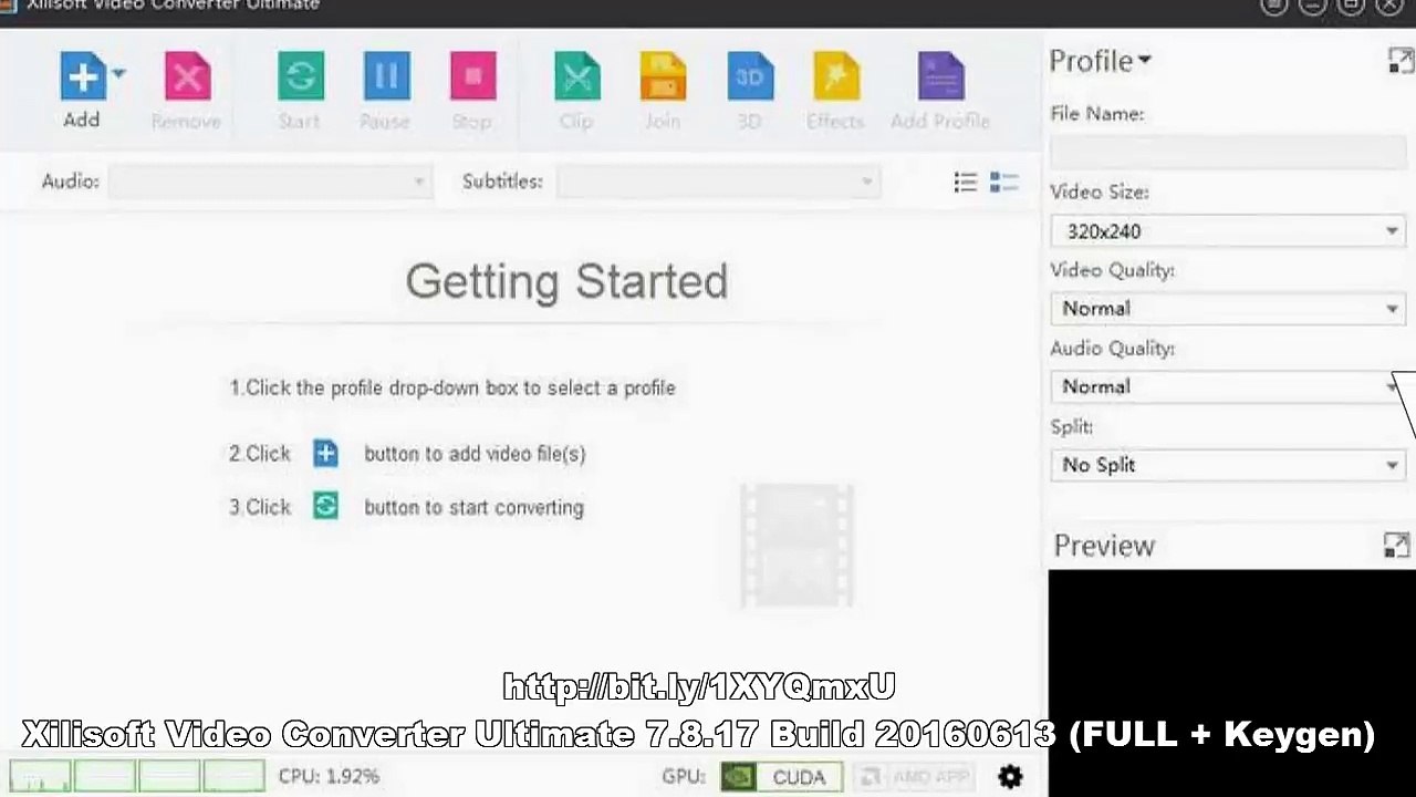 Xilisoft Video Converter Ultimate 7.8.17 Build 20160613 (FULL + Keygen)