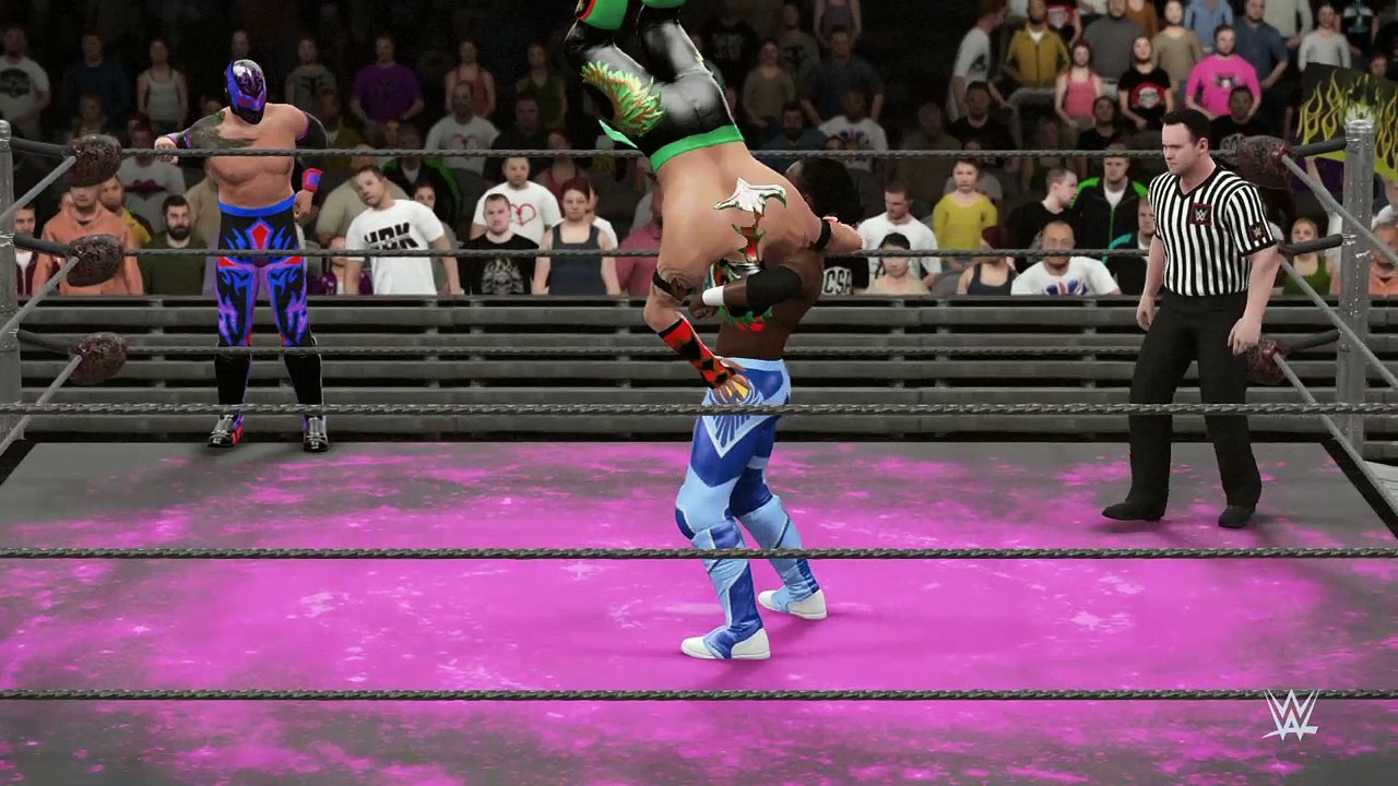 WWE 2K16 lucha dragons v new day