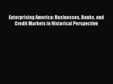 [PDF] Enterprising America: Businesses Banks and Credit Markets in Historical Perspective Download