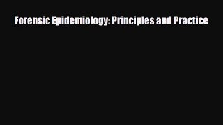 Download Forensic Epidemiology: Principles and Practice PDF Full Ebook