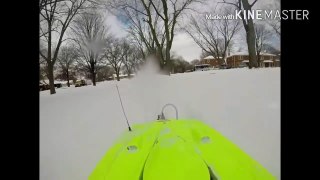 Miss Geico 29 Snow Boating 2016 GoPro FPV