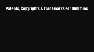 Read Book Patents Copyrights & Trademarks For Dummies ebook textbooks
