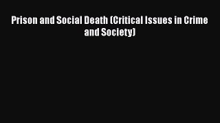 Download Books Prison and Social Death (Critical Issues in Crime and Society) Ebook PDF