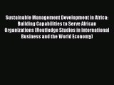 Read Sustainable Management Development in Africa: Building Capabilities to Serve African Organizations