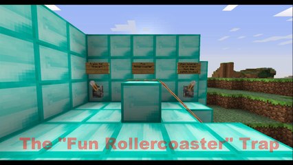 Minecraft Traps - The "Fun Rollercoaster" Trap