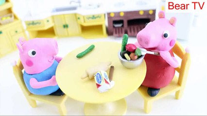 Peppa Pig George Crying! Peppa Pig Stop Motion Play Doh! Play Doh Stop Motion Peppa Pig!