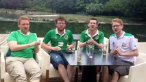Euro 2016: les supporters irlandais chantent à Angoulême