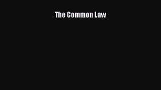 Download Book The Common Law E-Book Free