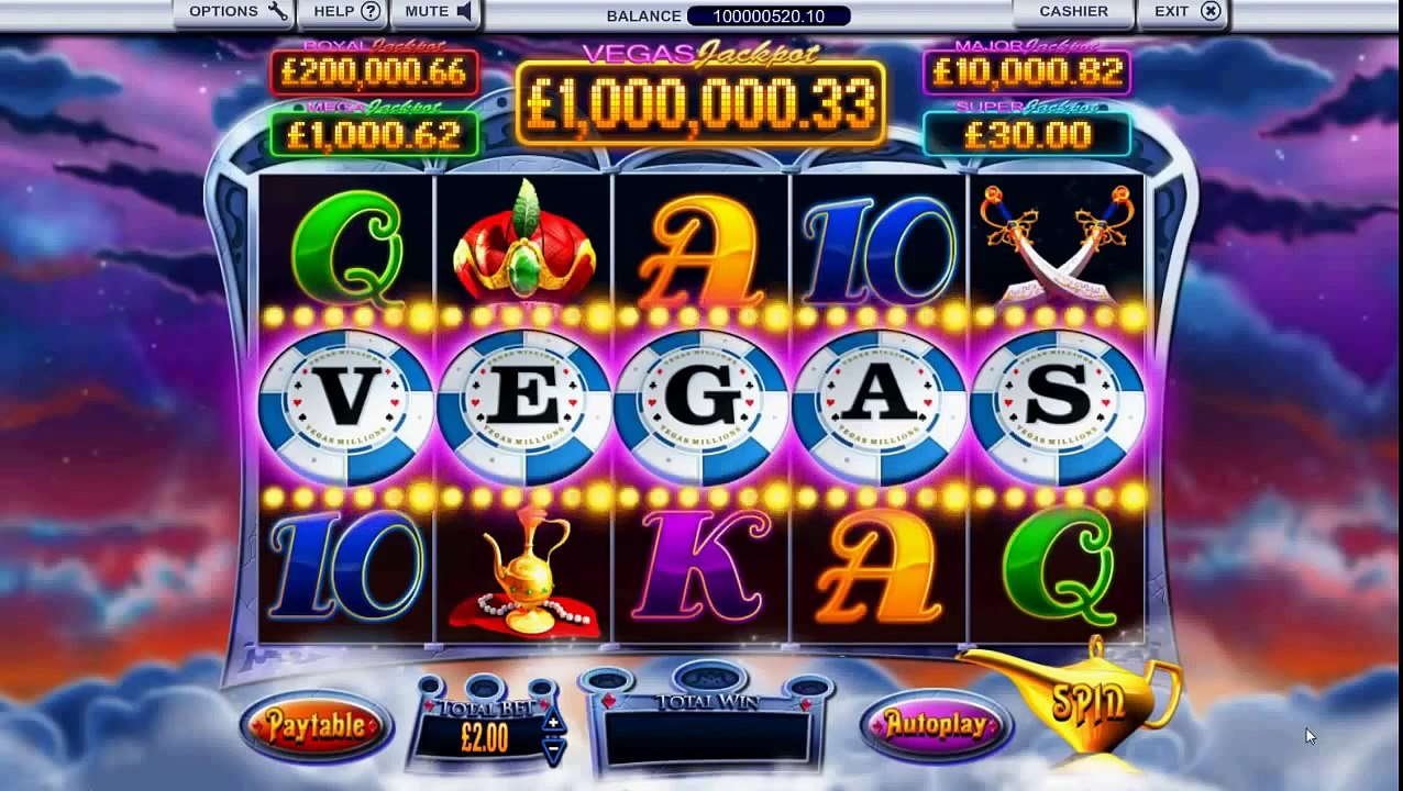 Genie Jackpots Vegas Millions Casino Slot