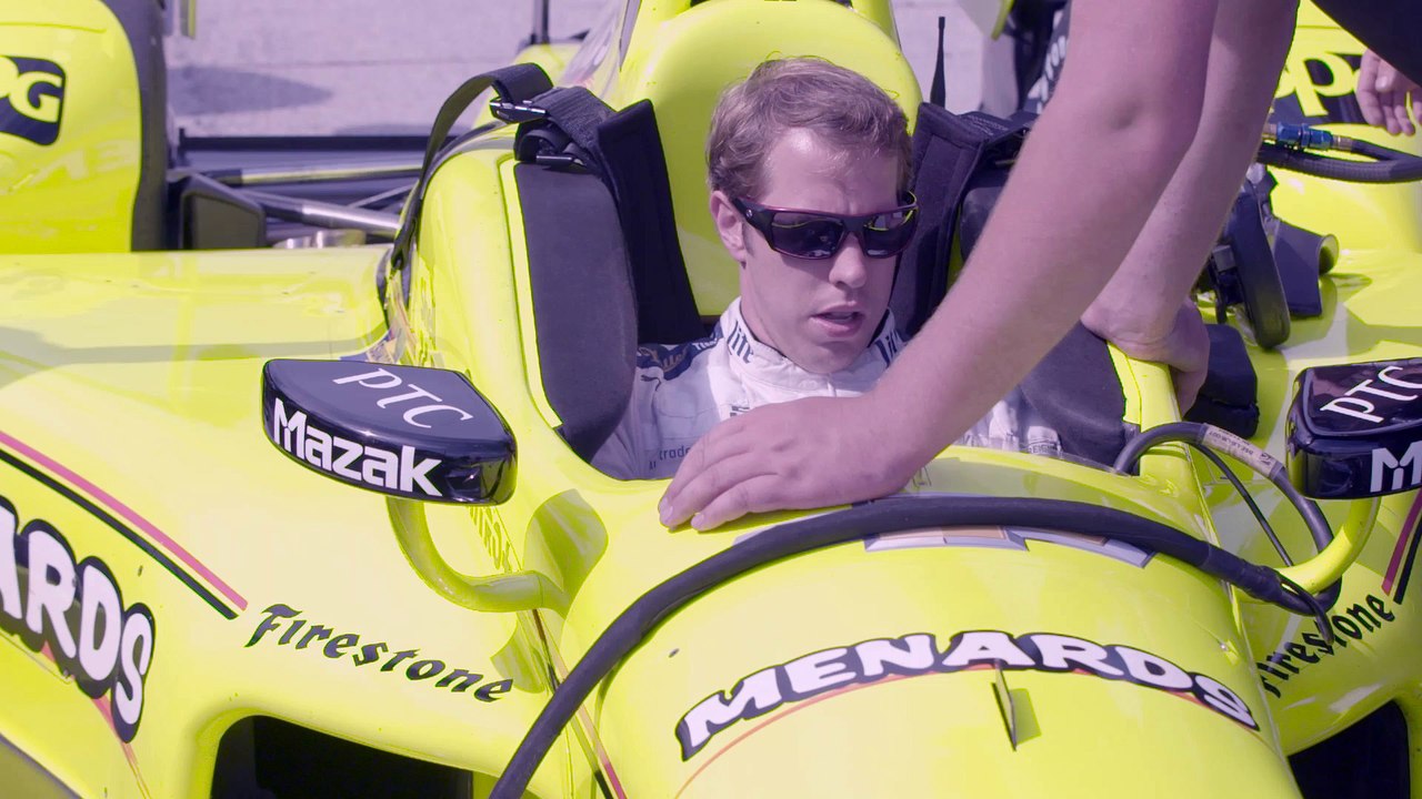 IndyCar - Brad Keselowski teste la monoplace de Simon Pagenaud