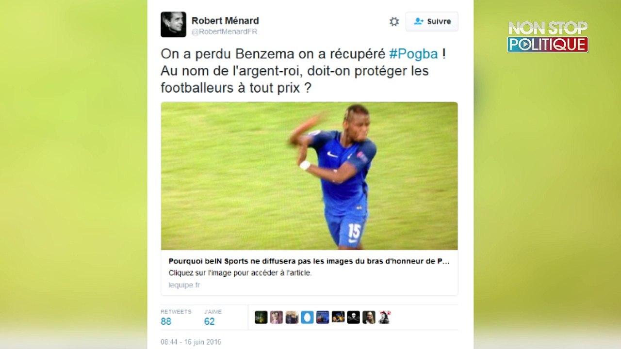 Euro 2016 - Bras d'honneur de Paul Pogba : la mauvaise foi de Gilbert Collard