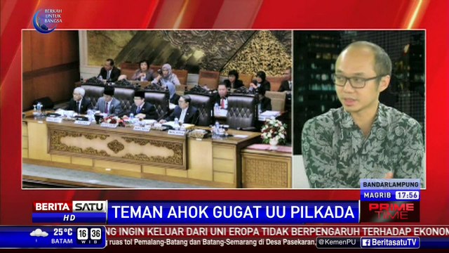 Teman Ahok Gugat Pasal 41 dan 48 UU Pilkada