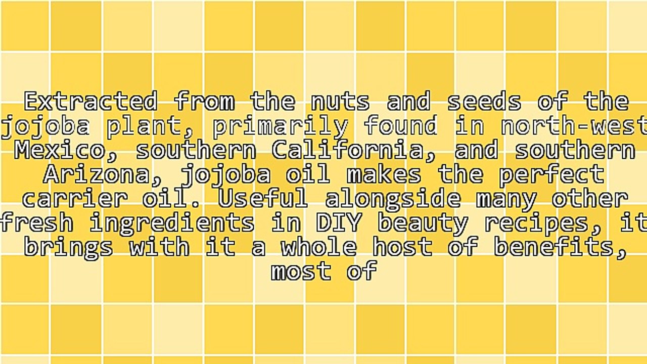 The Many Jojoba Oil Benefits
