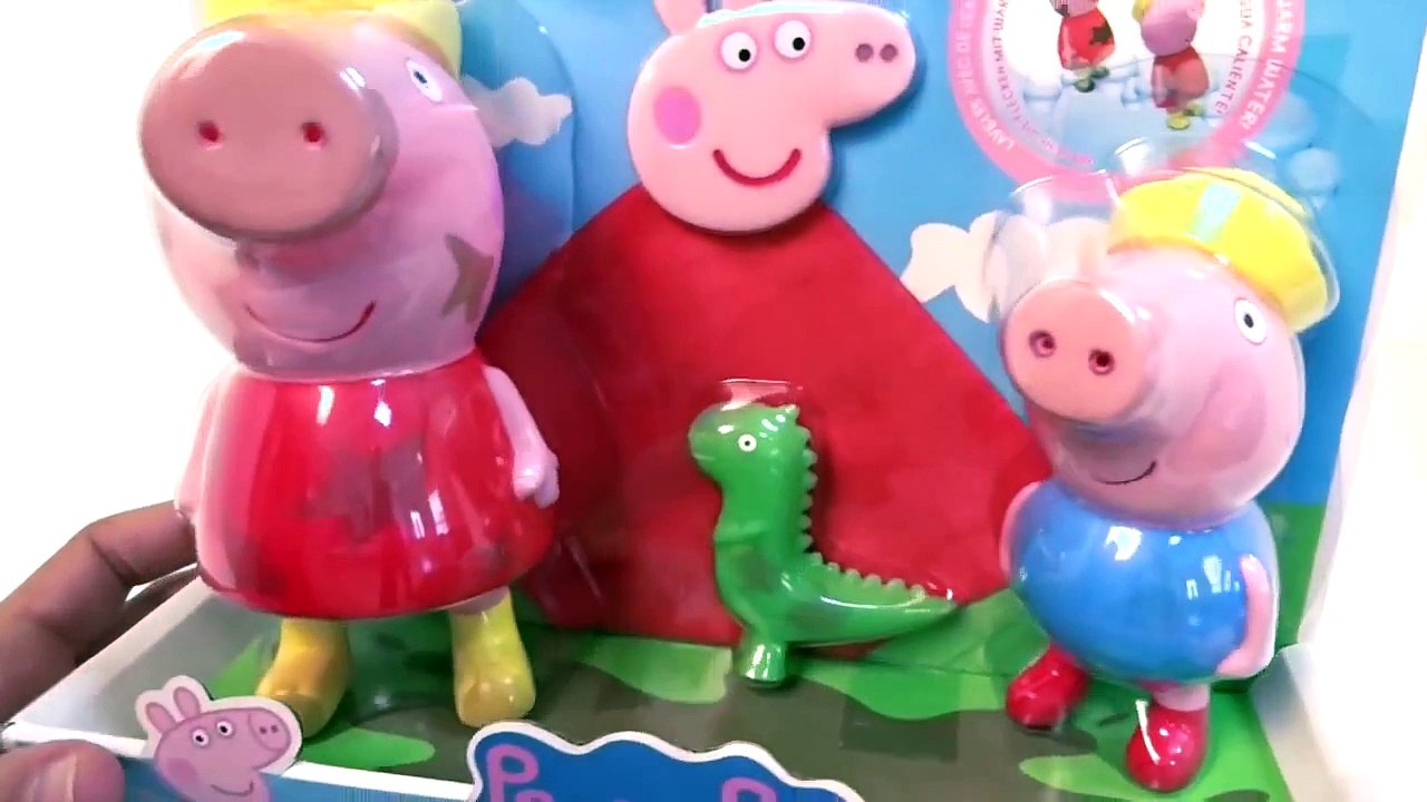Peppa Pig y George Saltan en Charcos