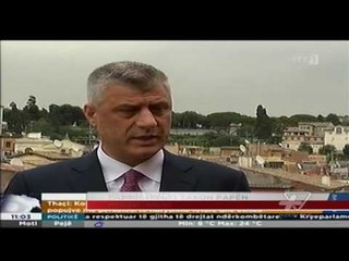 Papa Françesku pret Hashim Thaçin - News, Lajme - Vizion Plus