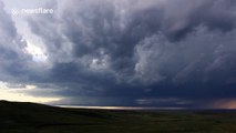 Time-lapse of a supercell in Montana