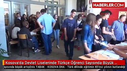 Kosova'da Devlet Liselerinde Türkçe Öğrenci Sayısında Büyük Artış