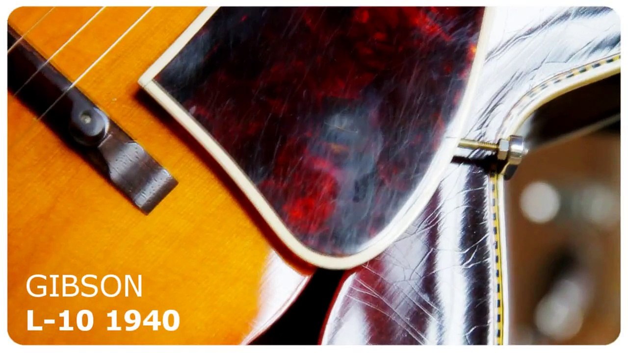 BRUCE BHERMAN Talks guitars 8/8: GIBSON L-10 1935