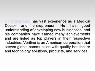 Dr. Steve Ams Contributes to Community Development