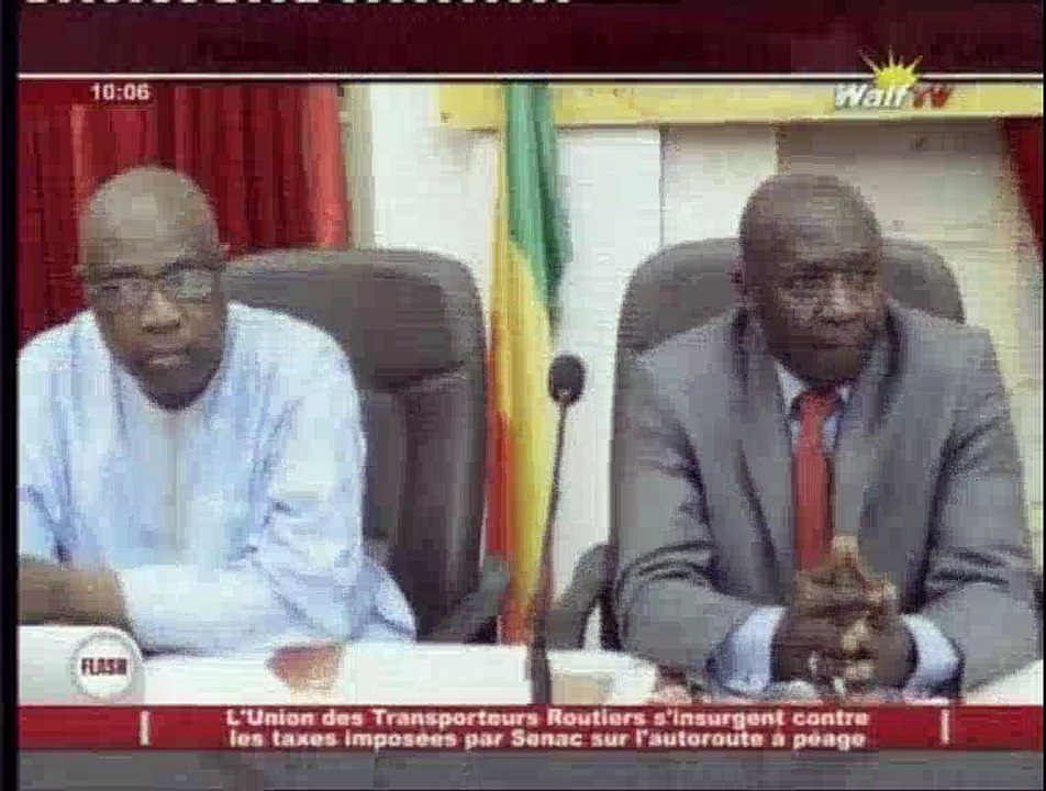 L’union des transporteurs routiers s’insurgent contre les taxes imposées par la SENAC sur l’autoroute à péage