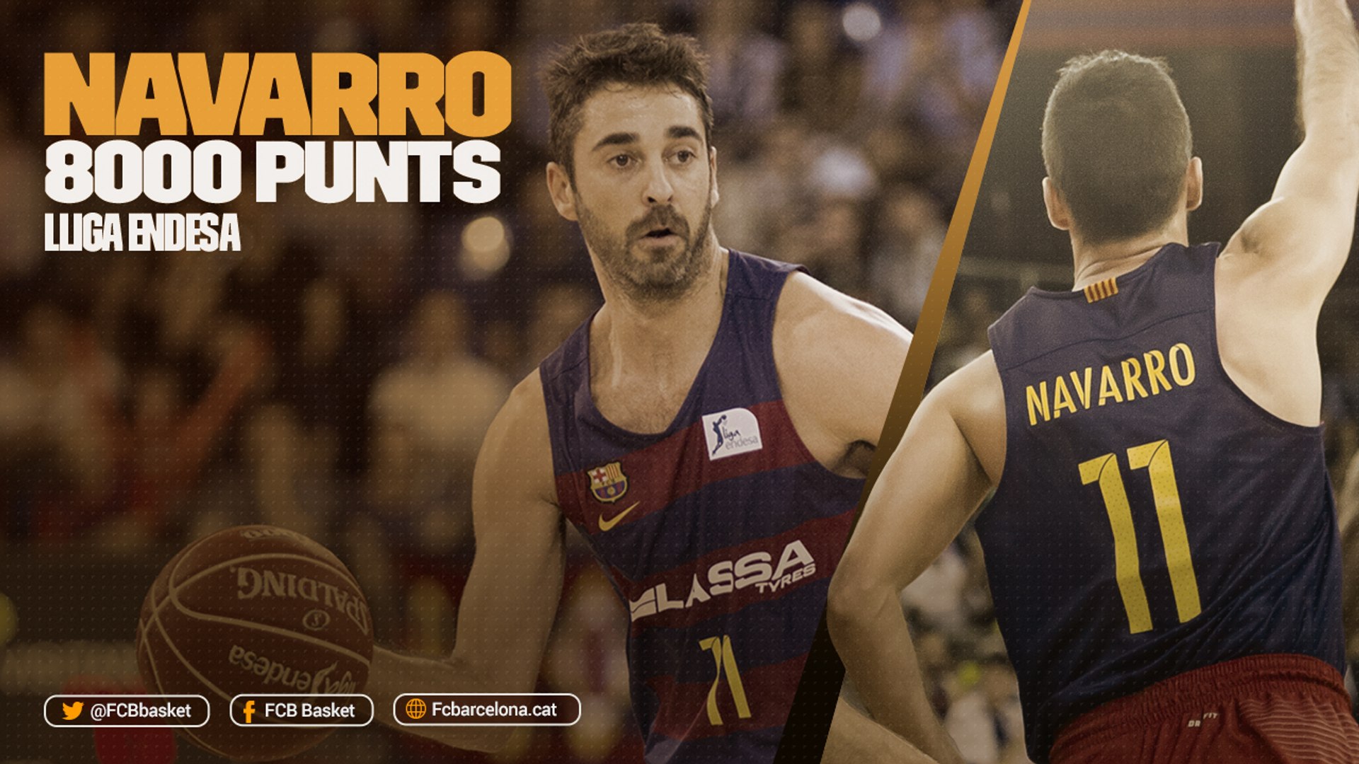 FCB Basket: Navarro reaches 8,000 points in Endesa League - video  Dailymotion