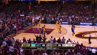 NBA, playoff 2015, Cavaliers vs. Warriors, Round 4, Game 3, Move 44, LeBron James, block