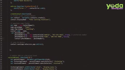 Contact API Clone,Remove & PickContact Methods in Phonegap [Lecture #25] in Hindi