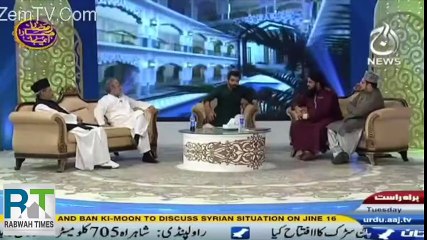 Hamza Ali Abbasi continues discussion of Ahmadiyya rights in his Ramzan Show -