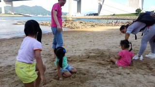 2014 07 27 馬灣沙灘玩耍
