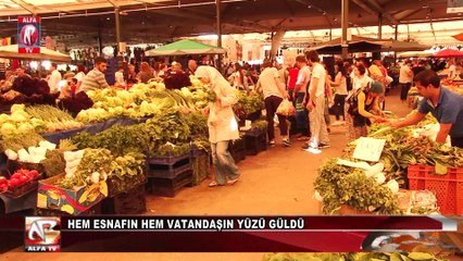 Hem Esnafın Hem Vatandaşın Yüzü Güldü