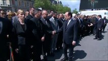 Magnanville - Un policier refuse de serrer la main de François Hollande