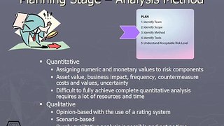 27 Planning Stage GÇö Analysis Method