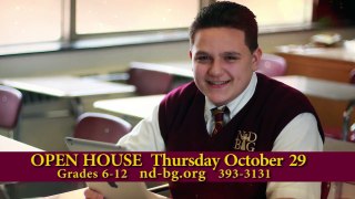 Notre Dame-Bishop Gibbons Open House, 10/29/2015 - 5:30 - 7:00pm