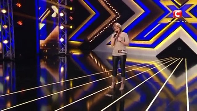Олеся Матакова - исполняет песню I have nothing - Whitney Houston на шоу X-Фактор. Проснись и пой. Зал аплодировал стоя
