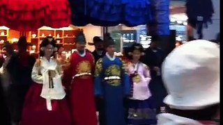 Traditional Performance of Korea 2 at the Incheon Int`l airport