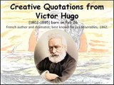 Creative Quotations from Victor Hugo for Feb 26