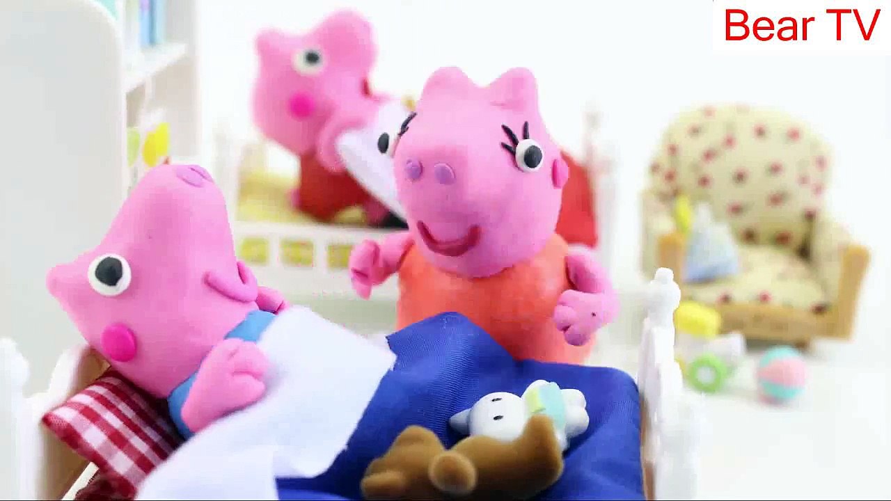 Peppa Pig Stop Motion Play Doh! Peppa Pig Doctor Visit! Peppa Pig Play Doh Stop Motion! Sick Peppa!