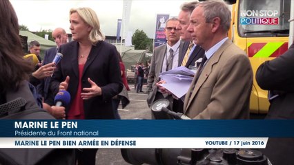 Marine Le Pen bien armée en défense