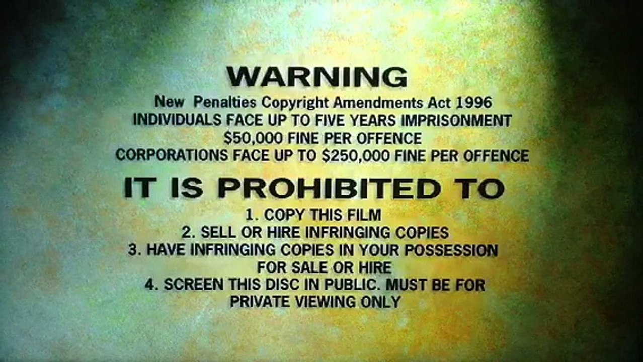 Opening to The Lord of the Rings: The Fellowship of the Ring 2001 DVD (Australia)