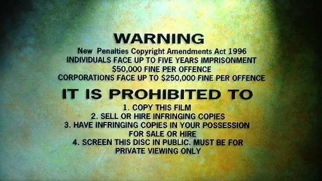 Opening to The Lord of the Rings: The Fellowship of the Ring 2001 DVD (Australia)