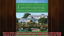 Enjoyed read  How to Open  Operate a Financially Successful Landscaping Nursery or Lawn Service