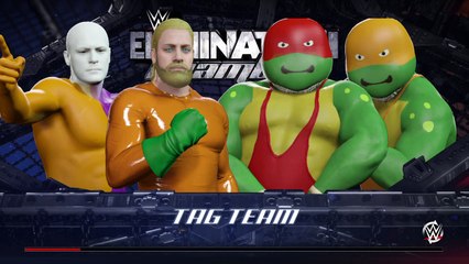 WWE 2K16 Justice League vs The Flying Turtlenecker Bros.