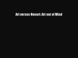 Read Art versus Nonart: Art out of Mind Ebook Free